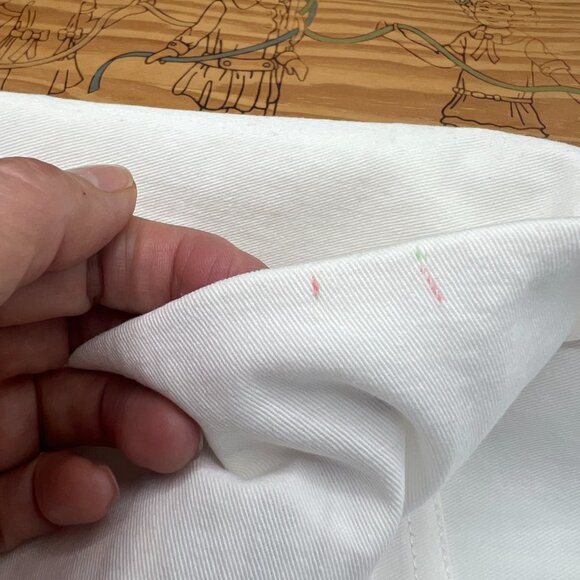 Vtg Wooden Towel Holder Maypole Dancing Plaque With Embroidered Recipe TeaCloth - Picture 12 of 14